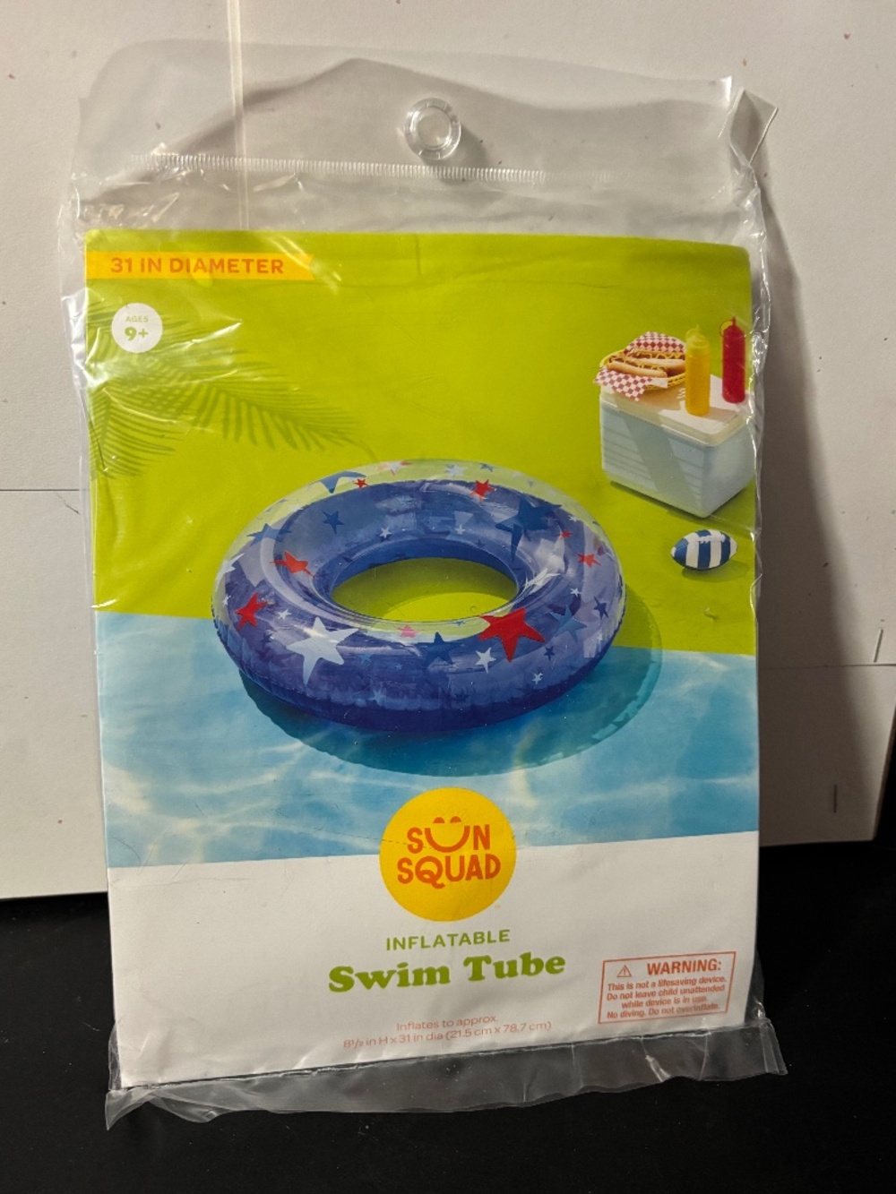 31'' Tube Five Star America printed Novelty Float - Sun Squad